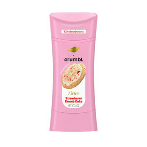 Dove Crumbl Deodorant Crumbl Strawberry Crumb Cake Aluminum Free, 2.6 oz
